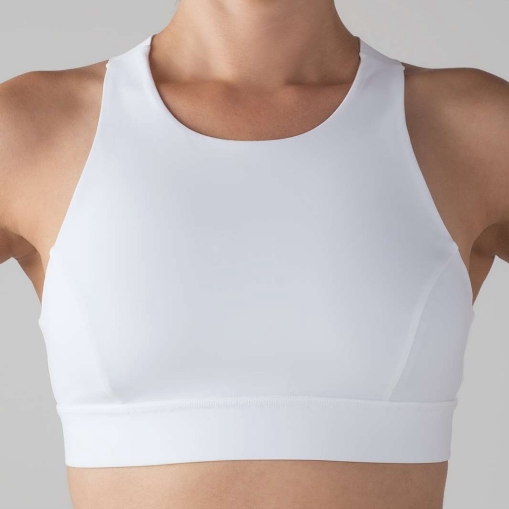 Lululemon fast & free bra white size 4